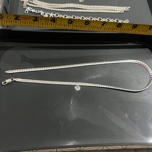 Sterling silver chain necklace, woman’s